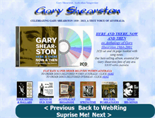 Tablet Screenshot of garyshearston.com